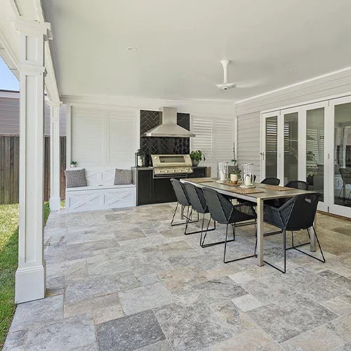 فروش سنگ تراورتن تهران برای نما